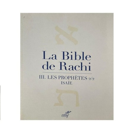 La Bible de Rachi tome 3- Les prophètes 2/2